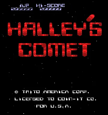 Halley's Comet (Japan set 2) screen shot title